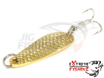 Блесна колеблющаяся Extreme Fishing Wizard 38mm 7gr #05 Gold