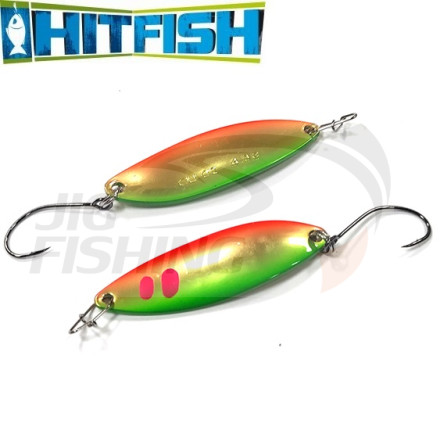 Колеблющаяся блесна HitFish Lite Series CU01 3gr #GYO