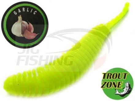 Мягкие приманки Trout Zone Plamp 2.5&quot; Chartreuse Garlik