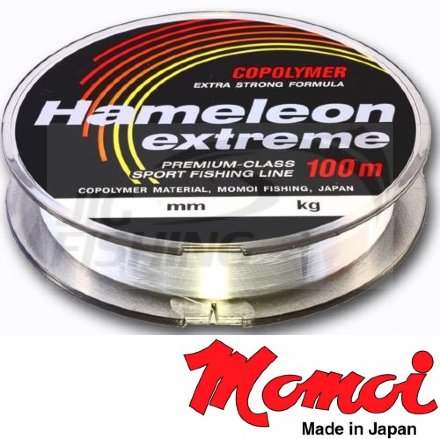 Монофильная леска Momoi Hameleon Extreme 100m #0.12mm 1.7kg