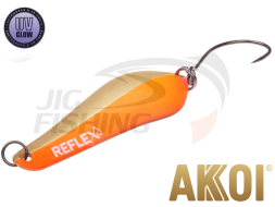 Блесна колеблющаяся Akkoi Reflex Crystal 40mm 3.6gr #R13