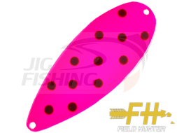 Колеблющаяся блесна Field Hunter North X Standart 45gr #10 Full Pink / Black Dot