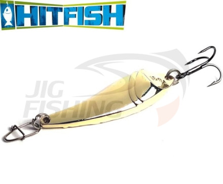 Зимняя блесна HitFish Fanatic 10gr Gold