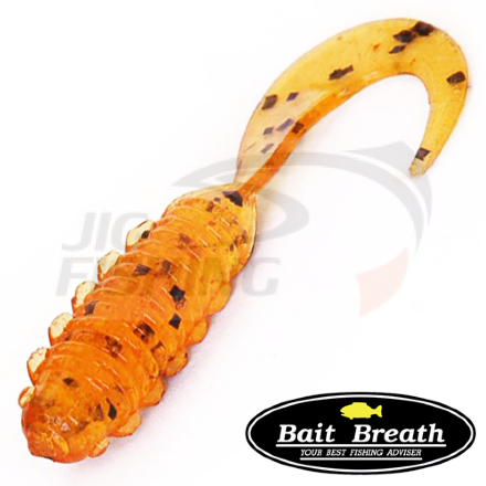 Мягкие приманки Bait Breath Micro Grub 2&quot; #Ur22 Orange Pumpkin Seed
