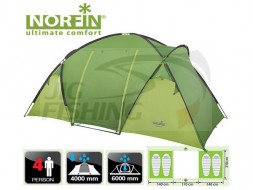 Палатка туристическая Norfin Burbot 4 NF