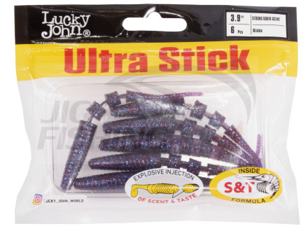 Мягкие приманки Lucky John Ultra Stick 3.9&quot; #S63 Disko