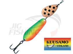 Вращающаяся блесна Kuusamo Lippa Rasanen 50/13 #GR/FYe/FR-S/C-BL