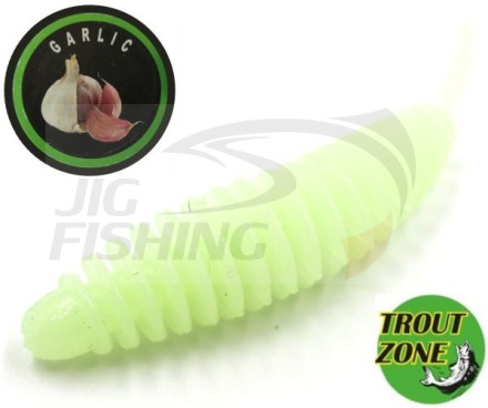 Мягкие приманки Trout Zone Plamp 2.5&quot; Glow Garlik