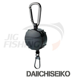 Ретривер DAIICHISEIKO Carabiner Reel &amp; Micro Case Black