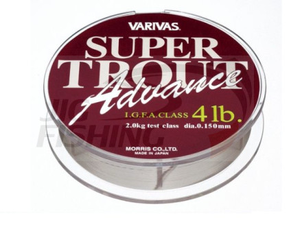 Монофильная леска Varivas Super Trout Advance 91м 10Lb