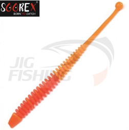 Мягкие приманки Soorex Snake 80mm #119 Red Orange