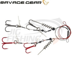 Оснастка Savage Gear Corkscrew Release Rig #M 400mm 22kg
