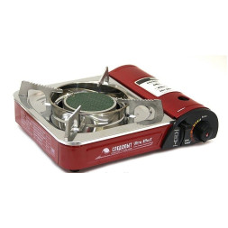 Плита газовая настольная Следопыт Ultra Effect керамика с переходником PF-GST-IM03