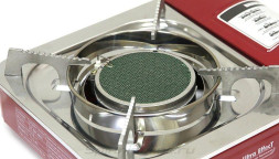 Плита газовая настольная Следопыт Ultra Effect керамика с переходником PF-GST-IM03