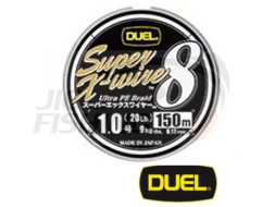 Плетеный шнур Yo-Zuri/Duel Super X-Wire PE X8 150m 5Color #0.8 0.15mm 7kg