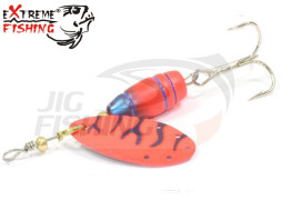 Блесна вертушка Extreme Fishing  Epitome L  3.6gr #FluoRed/FluoRed