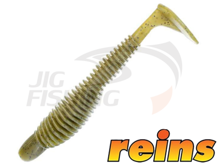 Мягкие приманки Reins Fat Bubbling Shad 4&quot; #001 Watermelon Seed