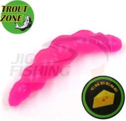 Мягкие приманки Trout Zone Brook 1.3&quot; #Berry Cheese (10шт/уп)