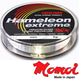 Монофильная леска Momoi Hameleon Extreme 100m #0.15mm 2.7kg