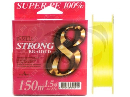 Шнур Yamatoyo Super PE Strong 8 Braided 150m #1.5 27Lb