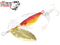 Блесна вертушка Extreme Fishing Absolute Obsession #0 3gr #12 G/Red/G