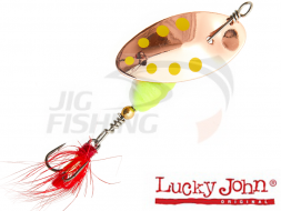 Вращающаяся блесна Lucky John Excentric In-Line 2.5gr #002