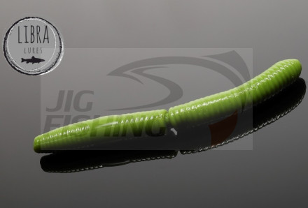 Силиконовые приманки Libra Lures Fatty D Worm 65mm #031 Olive