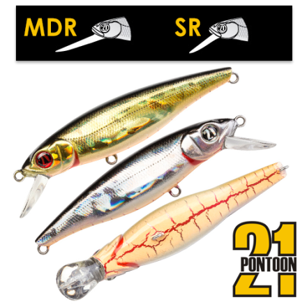 Воблер Pontoon21 Greedy Guts 55SP-SR  #422