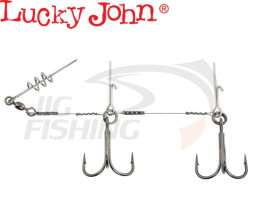 Оснастка для силикона Lucky John Stinger SSW 1x7 3.5+4.5cm #1