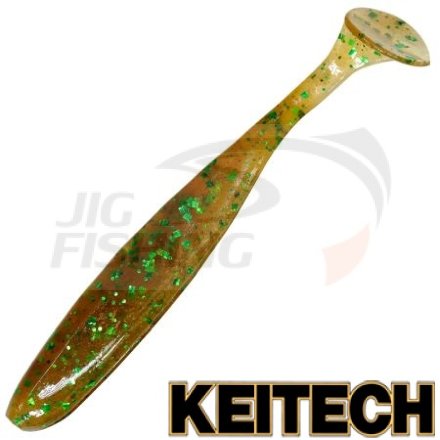 Мягкие приманки Keitech Easy Shiner 5&quot; #EA02 Peach Green FLK