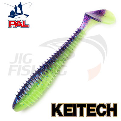 Мягкие приманки Keitech Swing Impact Fat 5.8&quot; #PAL06 Violet Lime Belly