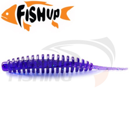 Мягкие приманки FishUp Tanta 1.5&quot; #060 Dark Violet Peacock &amp; Silver