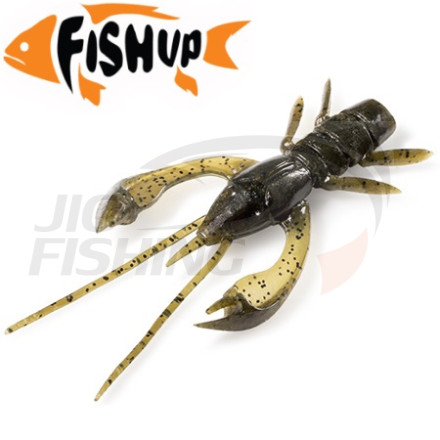 Мягкие приманки FishUp Real Craw 2&quot; #043 Watermelon Brown/Black