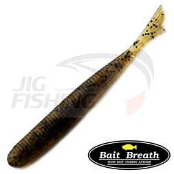 Мягкие приманки Bait Breath Fish Tail 4.5&quot; #817 Dark Green Pumpkin Seed