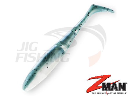 Мягкие приманки Z-man Scented PaddlerZ 4&#039;&#039; #284 Nuked Pilchard Glow