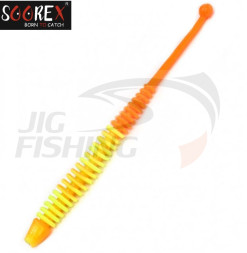 Мягкие приманки Soorex Snake 80mm #136 Chartreuse Orange