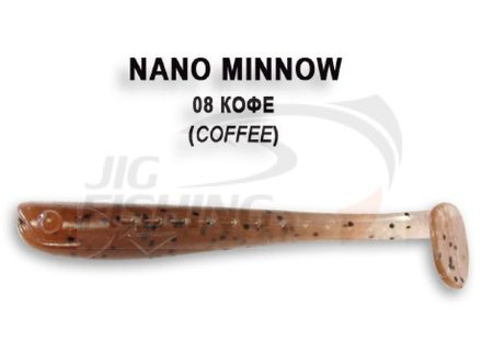 Мягкие приманки Crazy Fish Nano Minnow 1.6&quot;   08 Coffee