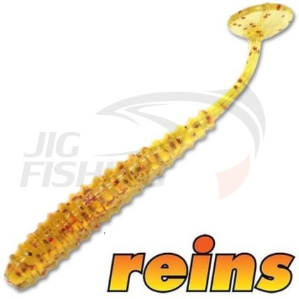 Мягкие приманки Reins Aji Ringer Shad 1.5&quot; #566 Motor Oil Red