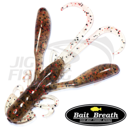 Мягкие приманки Bait Breath Rush Craw 3.5&quot; #142 Green Pumpkin Black Red Flake