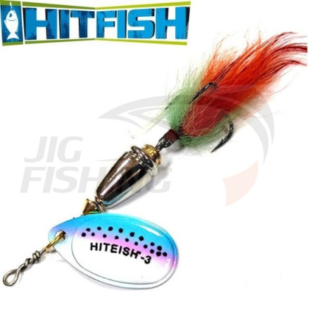 Вращающаяся блесна HitFish Palia Acoustic #4 10gr 55mm 66