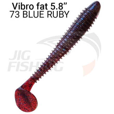 Мягкие приманки Crazy Fish Vibro Fat 5.8&quot; 73 Blue Ruby