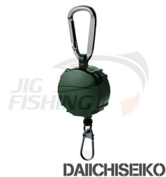 Ретривер DAIICHISEIKO Clip-On Reel + Micro Case Foliage Green