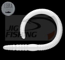 Мягкие приманки Libra Lures Flex Worm 95mm #004 Silver Pearl