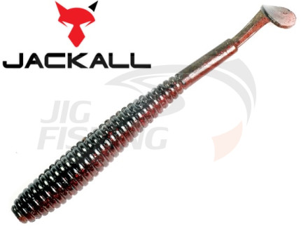 Мягкие приманки Jackall i-Shad Tail 2.8&quot; Ebimiso Black