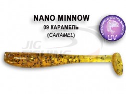 Мягкие приманки Crazy Fish Nano Minnow 1.6&quot; 09 Caramel