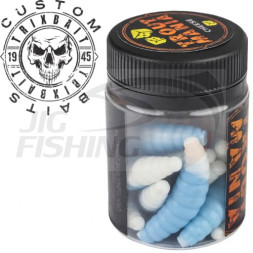 Мягкие приманки Trixbait Trout Mania Lichi 1.6&quot; #207 Blue White Cheese