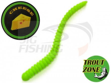 Мягкие приманки Trout Zone Ripper 2.5&quot; Green Chartreuse Cheese