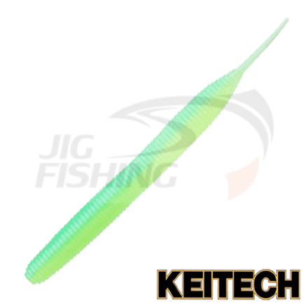 Мягкие приманки Keitech Sexy Impact 3.8&quot; #EA11 Lime Chartreus Glow