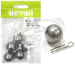 Груз чебурашка разборная HitFish 18gr (5шт/уп)