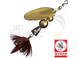 Вращающаяся блесна Myran Mira 5gr #Guld